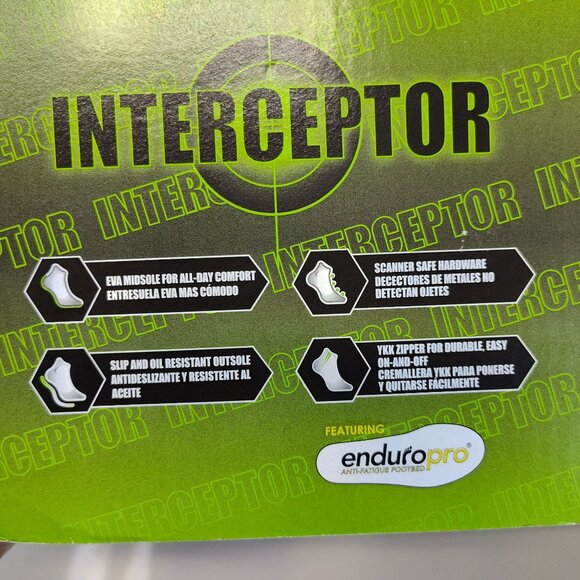 Interceptor Litefast Tactical Boots Womens Size 7 Zippered 6" Shaft Soft Toe NIB - Picture 8 of 9